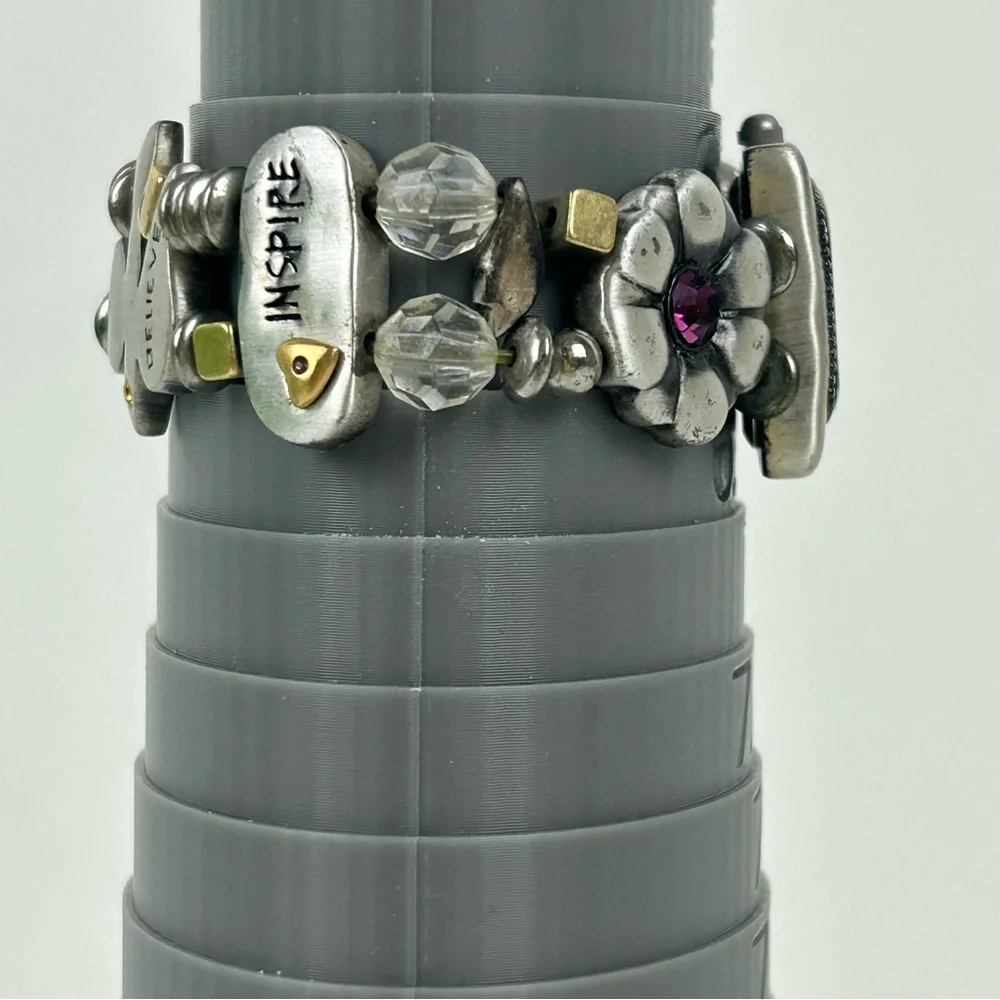Avon “Words to Live By” Quartz Women’s watch w/ inspirational charms